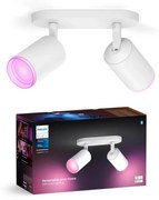 Spot LED RGBW dimabil Philips Hue FUGATO 2xLED/5,5W/230V alb