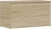 vidaXL Cufăr de depozitare, stejar sonoma, 84x42x46 cm, lemn compozit