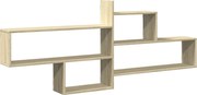vidaXL Raft de perete, stejar sonoma, 167,5x18x68 cm, lemn prelucrat