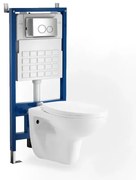 Set rezervor WC montat pe perete Roya 82CHR