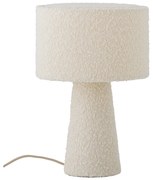 Veioză albă cu abajur textil (înălțime 30 cm) Emmie – Bloomingville