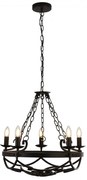 Candelabru design rustic Cartwheel III - 5lt 8905-5BK SRT