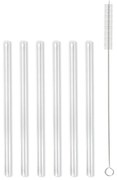 Set 6 paie din sticlă Vialli Design, lungime 15 cm