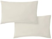 Fețe de pernă 2 buc. din bumbac percal 50x75 cm Cotton Percale – Bianca