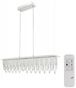 Lustră LED de cristal dimabilă pe cablu Globo 68405-24H LED/24W/230V + telecomandă