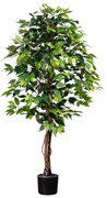 Plantă artificială Ficus benjamin, 160 cm, verde