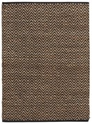 Covor negru-natural 120x170 cm Zigzag – douceur d'intérieur