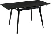 Masa extensibila REEF, gri antracit cu efect de piatra/negru, ceramica