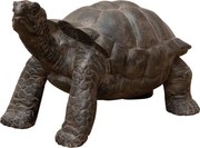 Țestoasă decorativa mica din lemn de tec, "Turtle"