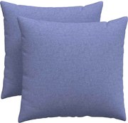 vidaXL Perne pentru canapea 2 pcs Albastru Jeans 50 x 50 cm țesătură