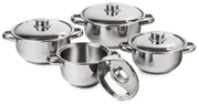 Set de 8 piese de vase 4Home Destiny, capace dinoțel inoxidabil