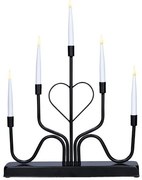 Sfeșnic metalic Solight LED , 5x LED, 40 cm, 2x AA