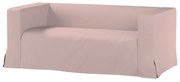 Husă canapea Klippan cu 2 locuri, lungă, cu pliuri contrastante