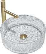 Mexen Dema chiuvetă de sticlă deasupra blatului 39 x 39 cm, transparent - 24043900