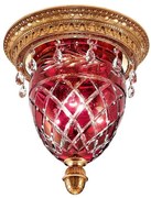 Plafoniera LUX realizata manual cu cristale Scholer Edgard, 35cm