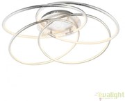 Lustra LED cu telecomanda Barna 60W argintie 67828-60S GL