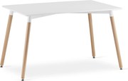 OFERTA Masa de sufragerie alba ADRIA 120x80 cm Clasa II.