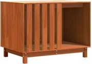 vidaXL Casă pentru câini cu depozitare Maroniu cerat 90 x 60 x 67 cm