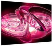 Tabloul cu fractali roz (70x50 cm)