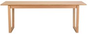 Masă pliantă în decor de stejar Rowico Colonsay, 215 x 96 cm