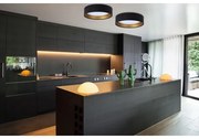 LED plafonieră SMART GALAXY dimabilă LED/24W/230V negru/auriu + DO