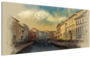 Tablou - Râul Moyka, Sankt Petersburg, Rusia (120x50 cm)