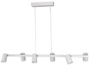 Lustra suspendata cu 6 spoturi SAL alb MA-8297