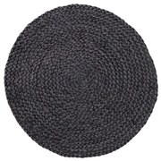 Suport farfurie din iută Södahl Ash ø 35 cm, negru