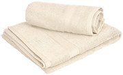 1x prosop de baie CLARYSSE ELEGANCE 70x140 cm + 1x prosop de maini CLARYSSE 60x110 cm 100% bumbac, crem