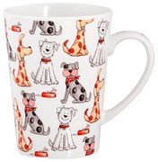 Cană ceramică mare CÂINI, 460 ml