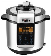 Multicooker cu presiune Oliver Voltz ОV51985H6, Display tactil mare, 1000W, 6L, 70kPa, Timer 24h, Inox