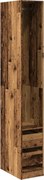 vidaXL Șifonier, lemn vechi, 30x50x200 cm, lemn prelucrat