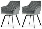 Set de scaune de sufragerie DCH-425 GREY4, 2 buc.