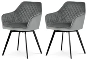 Set de scaune de sufragerie DCH-425 GREY4, 2 buc.
