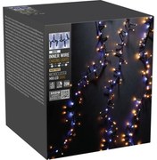 Lanț luminos exterior Waterfall, 20 m, 1410 L ED,alb cald și alb rece, temporizator, IP44, 20 m