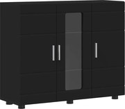 vidaXL Dulap din Lemn Negru 88,5 x 30,5 x 73 cm Lemn compozit