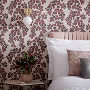 Tapet Rosetta, Rose Pink Luxury Leaf, 1838 Wallcoverings, 5.3mp / rola