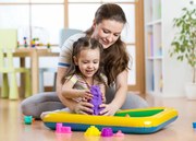 Nisip kinetic NaturSand + saltea gonflabilă pentru nisip - 5kg