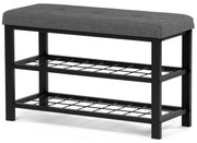 Pantofar Atentos (negru + gri). 1120300