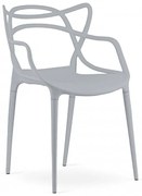 Scaun din plastic gri deschis KATO