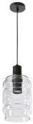 Lampă suspendată pe cablu RADON 1xE27/40W/230V transparentă