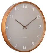 Karlsson 5993GY ceas de perete design, gri,diametru 40 cm