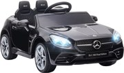 AIYAPLAY Mașină Electrică pentru Copii 3-6 Ani cu 2 Motoare, Telecomandă și Design Sportiv, Dimensiuni 107x62,5x44 cm, Negru | Aosom Romania