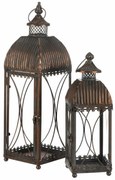 Set de felinare metalice Romance, 2 buc., cupru