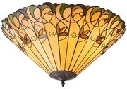 Endon 70706 - Plafonieră Tiffany JAMELIA, 2xE27/60W/230V, Ø 50 cm