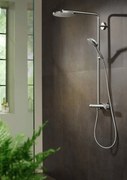 Sistem de dus Hansgrohe Raindance Select S 240 PowderRain, termostat 1 jet, crom - 27633000