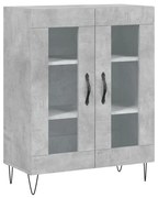 vidaXL Dulap, gri beton, 69,5x34x90 cm, lemn compozit
