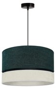 Lustră pe cablu Duolla DOUBLE 1xE27/15W/230V d. 40 cm verde/gri