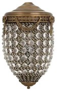 Aplica de perete mix timeless style, stralucitor, finisaj antique brass, Emperor 106133 HZ