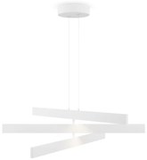 Lustra LED suspendata design modern Origami alb